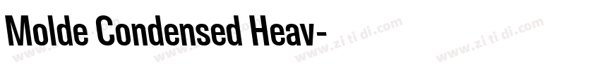 Molde Condensed Heav字体转换 Molde Condensed Heav字体转换